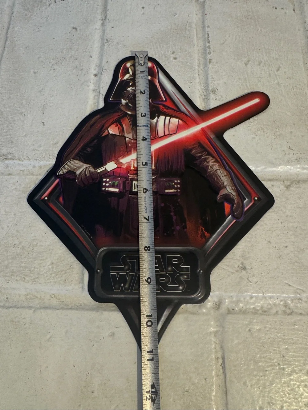 Star Wars Embossed Metal Wall Sign Set – Darth Vader & Stormtrooper Decor